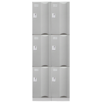 OLSSEN Plastic Lockers - 6 compartments (2x3)